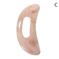 thumbnail image 1 of 1PC Guasha Board Natural Stone Synthetic Resin Scrpy aping Board Massage Tool, 1 of 14