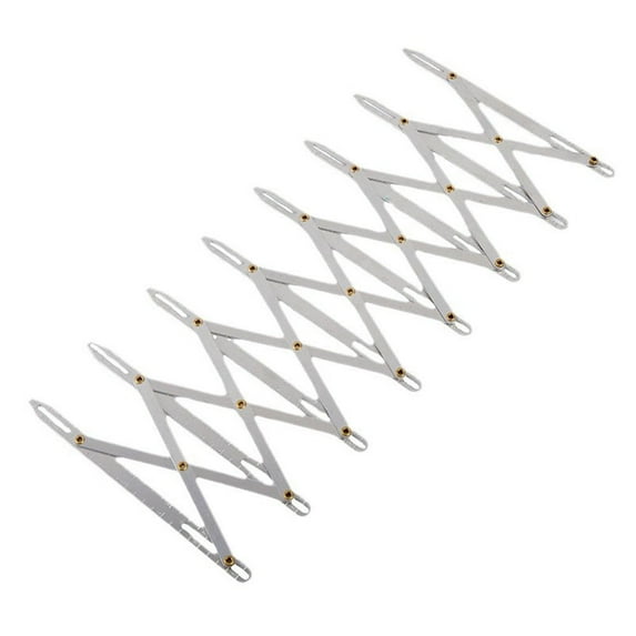 1PC Guide Ruler Sewing Equilateral Gauge Hole Eyelet Button Hole Aluminum For Curtain Craft Button Measurement Marking Tool