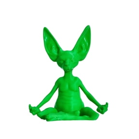 1PC Hairless Cat Yoga Statue 3D Printing