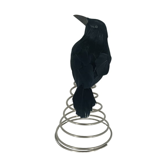 1PC Halloween Crow Figurine Desktop Dress Up Desktop Decor For Student Desk Black