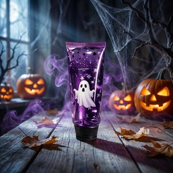 1PC Halloween Ghost Toothpaste Squishies Toys, Soft Stretchy Ghost Squishy Toy with Gift Box, Anxiety Relief Fidget Toy for Halloween Stocking Stuffers Party Gift