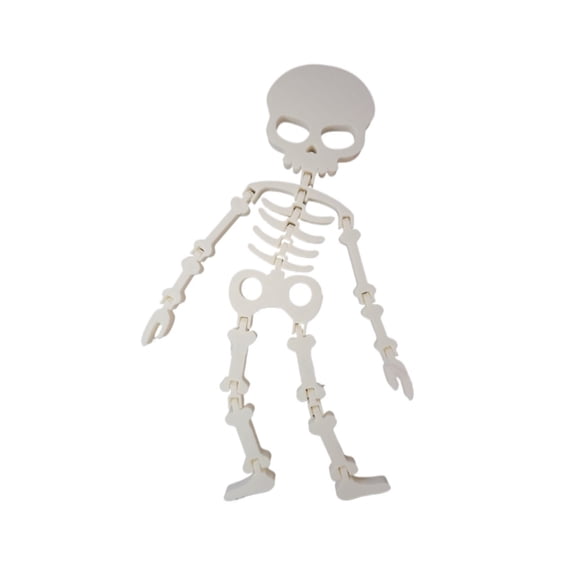 1PC Halloween flexible skeleton decoration 3D printing