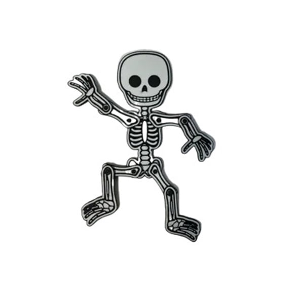 1PC Halloween movable skeleton 3D printing