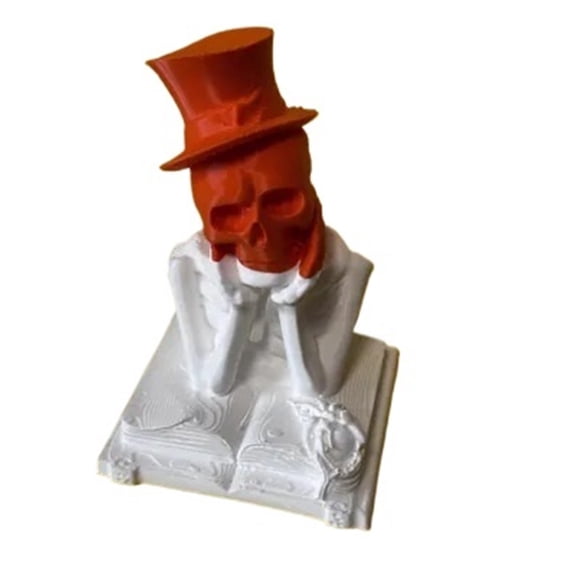 1PC Halloween skull decoration 3D printing