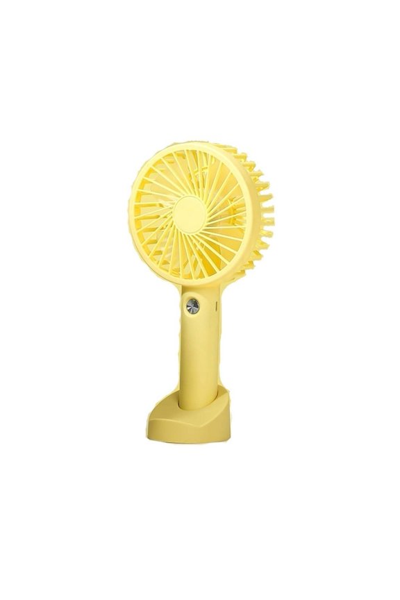 1PC Handheld Fan Mi Ni Keychain Tool For Gym Bag Yellow