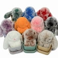 thumbnail image 1 of 1PC Handmade Soft Plush Rabbit Toy: Fluffy, Comfy, Ideal Birthday & Festival Gift (Comes with a randomly styled packaging box), 1 of 7