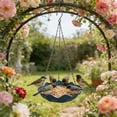thumbnail image 1 of 1PC Hanging Bird Baths for Outdoors, Plastic Hanging Bird Feeder, Garden, Yard, Patio Decor (Blue), 1 of 8