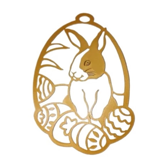 1PC Happy Easter Egg Bunny Design 3D Printing Gift