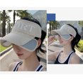 1PC Hat Beige Polyester Men And Women Summer Outdoor Visor Sun UV Protection Sports Sunscreen