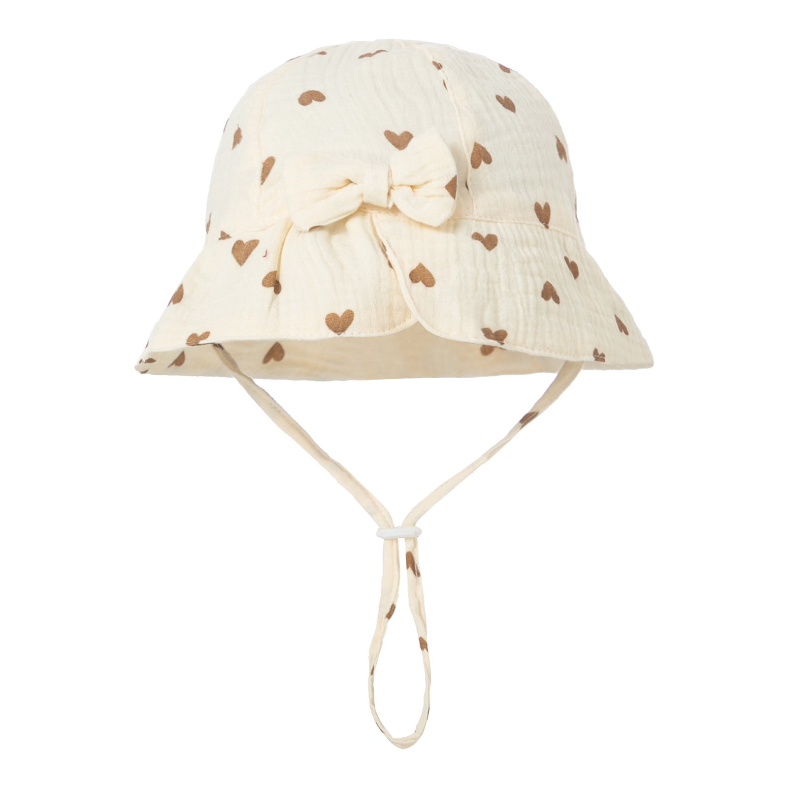 1PC Hat Brown Cotton Boys Girls Baby Cotton Cartoon Flowers And Plants