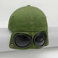 thumbnail image 1 of 1PC Hat Green Cotton Parent Child Aviator Pilot Baseball Cap Soild Men Women Cotton Baseball Cap Unisex Hat, 1 of 7