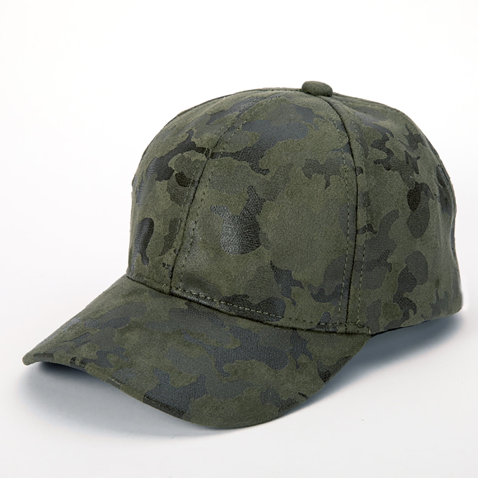1PC Hat Green Polyester Women's New Camouflage Printing Sun Protection