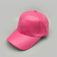 thumbnail image 1 of 1PC Hat Pink Male Female Baseball Cap Adjustable Soild Men Women Baseball Cap Unisex Hat, 1 of 3