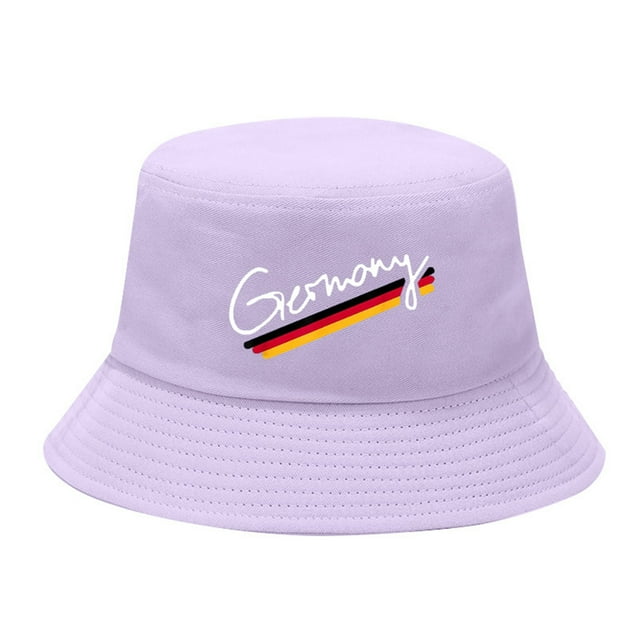 1PC Hat Purple Cotton Men's And Women's German Flag Retro Casual