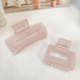 1PC Headband Red Hair Claw Clips 2 PCS Clips Thick Hair Claw Rectangular Jaw Clip Big Hair Clips
