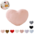 thumbnail image 1 of 1PC Heart‑Shaped Throw Pillow, 30cm Soft Filled Heart Cushion, Decorative Plush Heart Pillow for Sofa Home Decor, Pink, 1 of 5