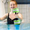 thumbnail image 1 of 1PC Heavy Duty Aquatic Dumbbell - Professional Grade Foam Water Weight with Padded Grip for Pool Fitness, Water Aerobics & Aqua Therapy - Advanced Buoyancy Equipment for Swim Training, 1 of 6
