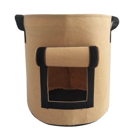 1PC Heavy-Duty Nonwoven Potato Growing Bag – 7-Gallon (14.5" x 14.5" x 12") for Home Garden, Vegetable & Herb Planting
