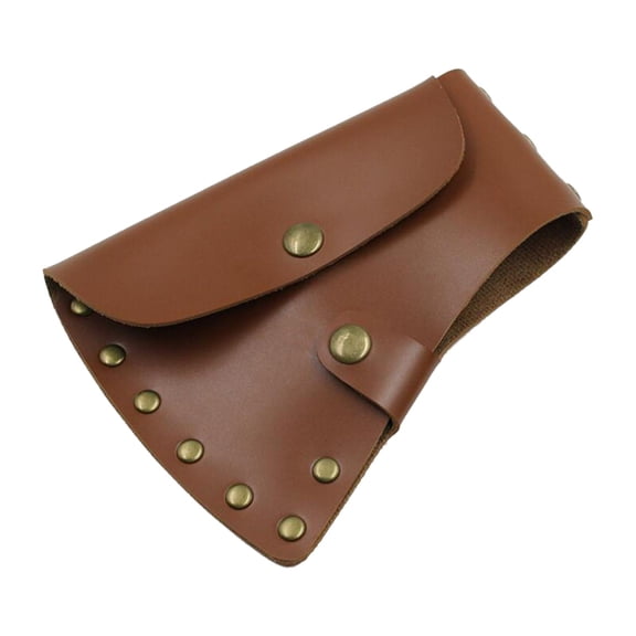1PC Holder Sheath PU Leather Accessory Practical Brown Cover Carrier Tool Hatchet Cover for Camping Hiking S