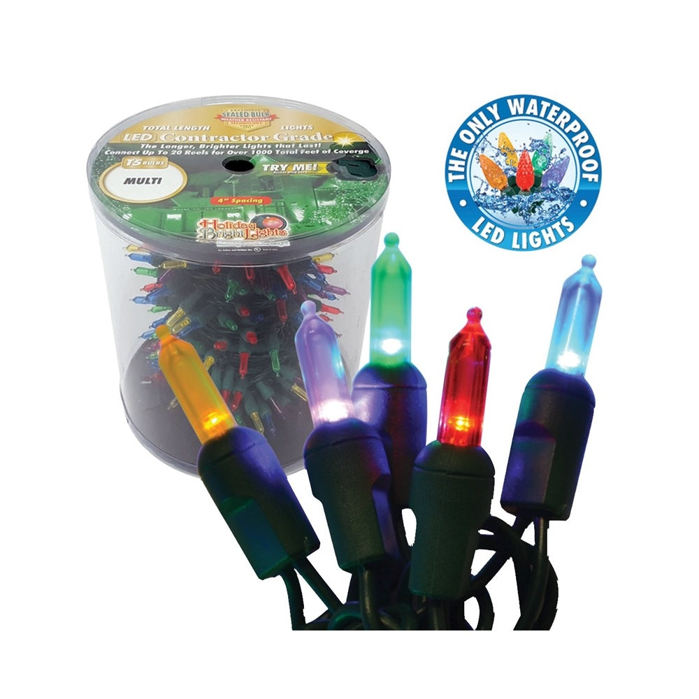 1PC Holiday Bright Lights Holiday Bright Lights LEDT5R150MU LED Reel Christmas Light Set, 150