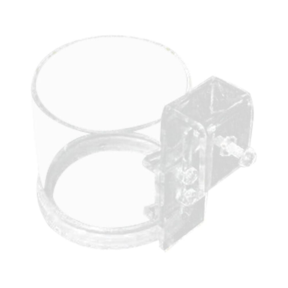 1PC Hook Fish Feeding Cup Acrylic Hanging Feeding Circle for Aquarium