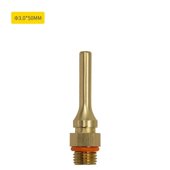 1PC Hot Melt Glue stick Nozzle Pure Copper Small-bore Long Short Large 2.0x50mm