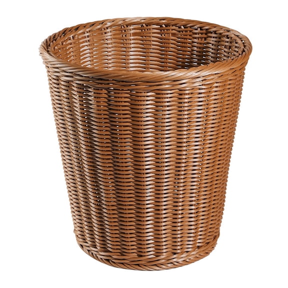 Miya Trash Waste Can Basket Woven Can Garbage Bedroom Recycling Basket Bedroom Rubbish Container Bathroom Small