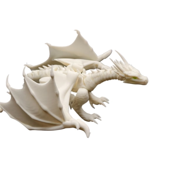 1PC IceWing NightWing hybrid flying dragon, enlarged wings 3D printed