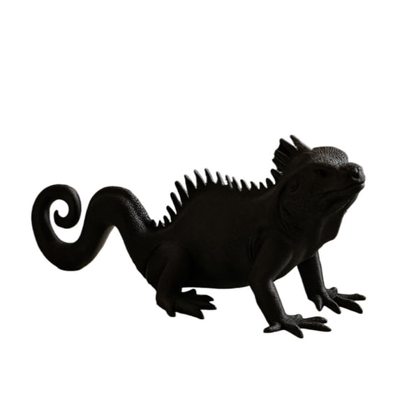 1PC Iguana Statue  Decorative Reptile Sculpture 3D Printing