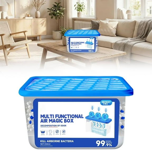 1PC Indoor Air Purification Dust Removal Magic Box, Multi-Functional Air Magic Box, Odor Eliminator Air Fresheners for Home(350ml)