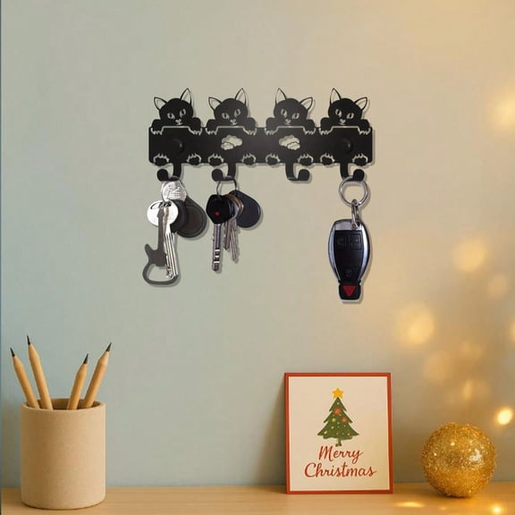 1PC Industrial Chic Black Metal Wall Hook - Vintage Shelf Decor & Space Saving Hanger for Clothes, Hats, Bags, Towels|Minimalist Coat Rack for Entryway, Bathroom & Dorm Room|Farmhouse Wall Organizer