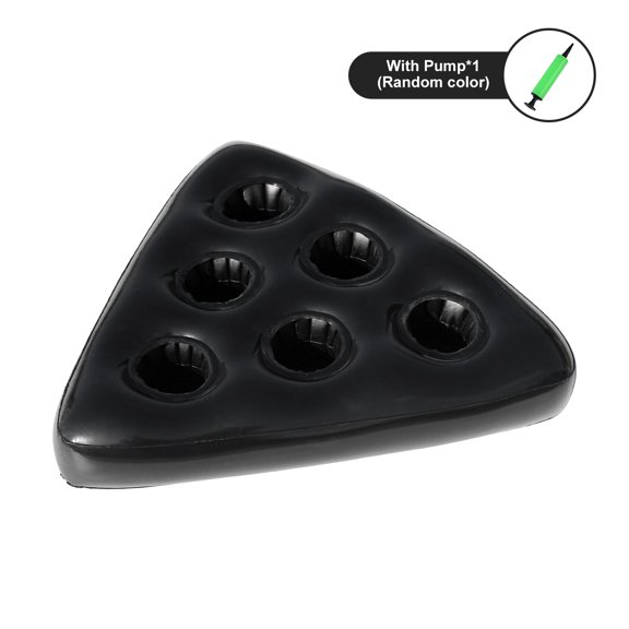 1PC Inflatable Pong Hat - Party Toss Game Cups Holder for Interactive Ping Pong Throwing Fun Party Game Accessory (Black)
