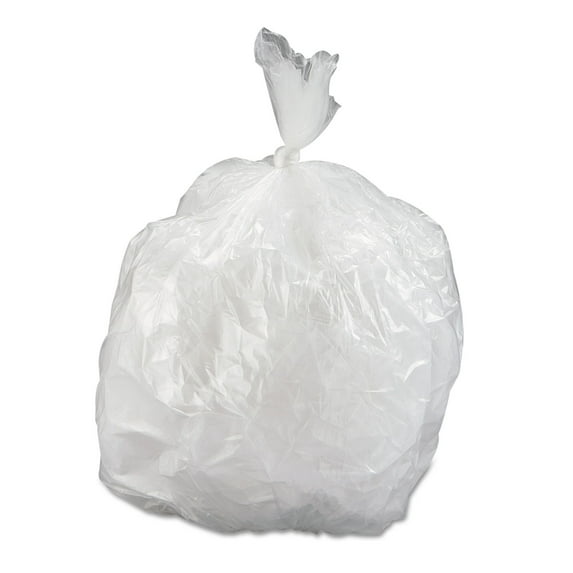 1PC Inteplast Group High-Density Commercial Can Liners, 10 gal, 5 microns, 24\\" x 24\\