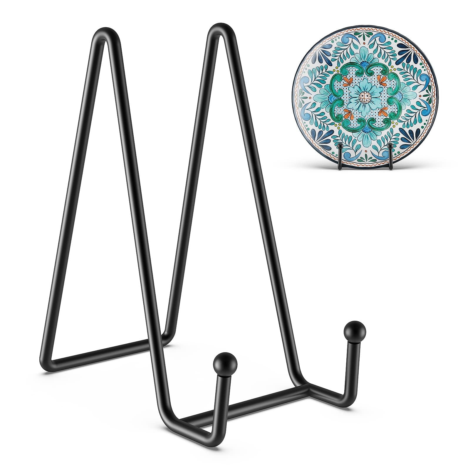 Large Plate Display Rack 1PC Iron Display Rack Large Plate Stands, Frame Holders for Book ...