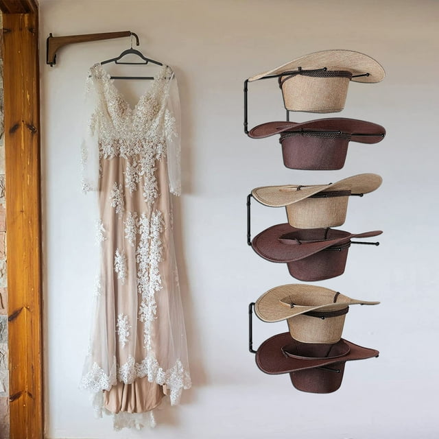 1PC Iron UShaped Hat Storage Rack Easy DIY Installation Wall Display