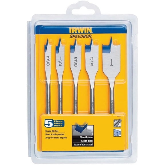1PC Irwin Irwin 88885 Speedbor Boring Bit Set, 1/4", 5 Piece