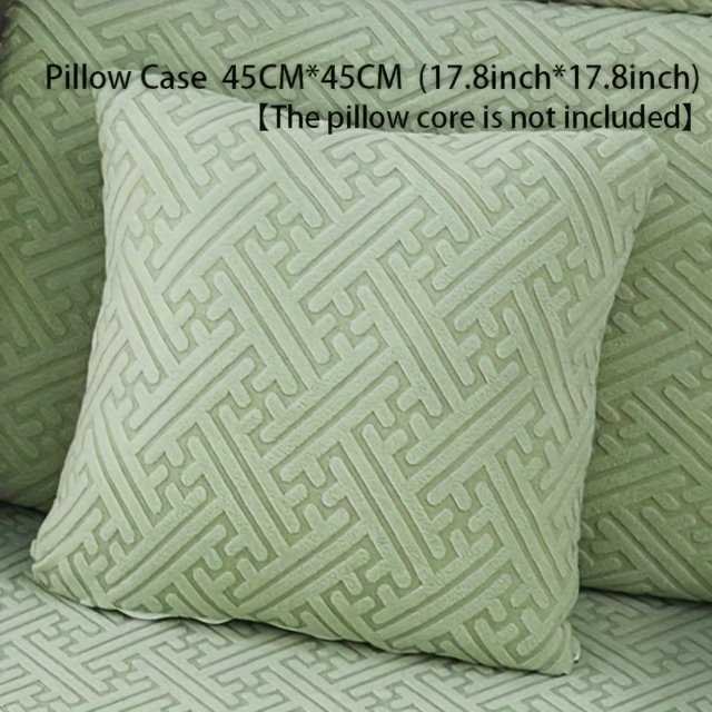 1PC Jacquard Sofa Slipcover Polar Fleece Stretchy Non Slip Sofa Cover