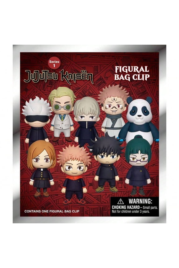1PC Jujutsu Kaisen Fashion Mystery Blind Bag Random One 3D Anime Character Keychain Gift for Friends Family Fans