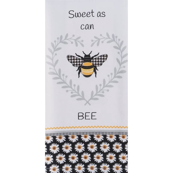 Kay Dee Designs Save The Gnomes Terry Towel, Sweet As Can Bee