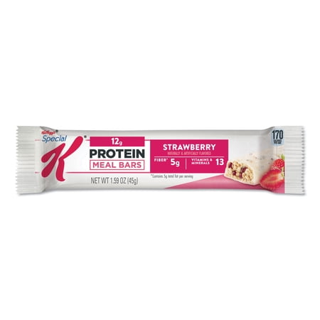 1PC Kelloggs Special K Protein Meal Bar, Strawberry, 1.59 oz, 8/Box