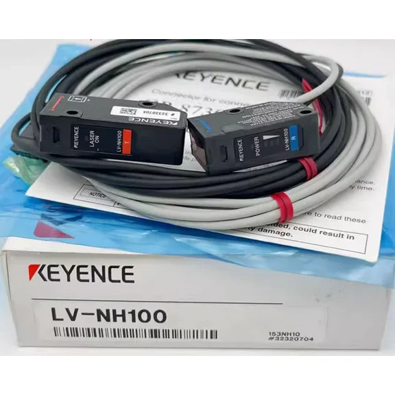 Factory Sealed LV-NH100 Laser Displacement Sensor Head Compatible with Keyence LV Series, 100mm Detection Distance Class 2 Laser IP67 In Factory Box Free Shipping