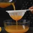 thumbnail image 1 of 1PC Kitchen Ultra-Fine Nylon Mesh Strainer, Sieve Fine Mesh with Handle Kitchen Tool for Soy Milk,Coffee,Milk,Yogurt,Juice,Tea Leaf Filter,Honey,Wine(200 mesh), 1 of 8