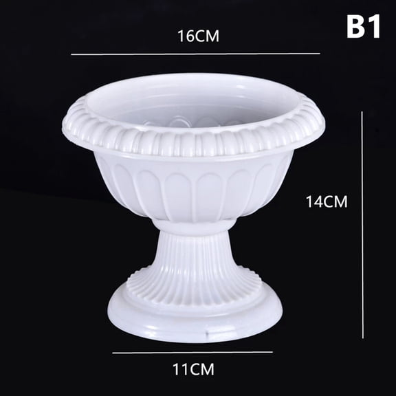 1PC Large Water Ripple Plastic Vase Wave Flower Pot Arrangement Modern Nordic Style Home Living Room Desktop Decoration Ornament