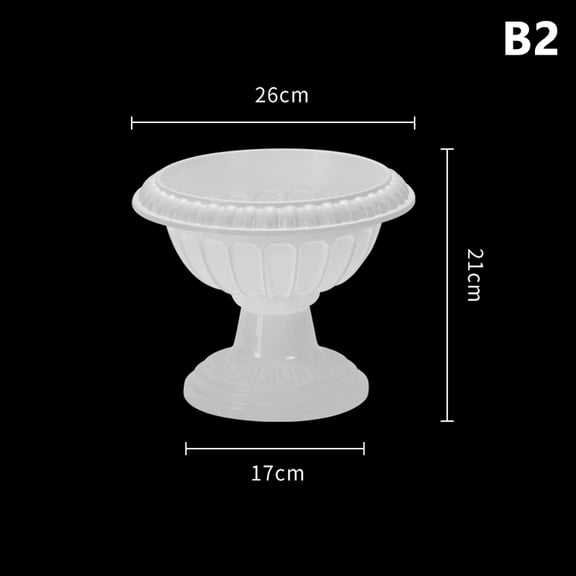 1PC Large Water Ripple Plastic Vase Wave Flower Pot Arrangement Modern Nordic Style Home Living Room Desktop Decoration Ornament