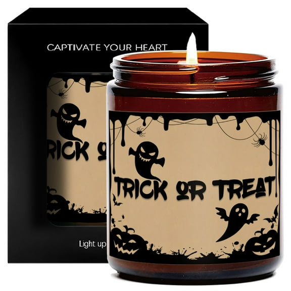 1PC Lavender Scented Candle 5.3oz Soybean Wax Gift Idea for Mom Dad Friend Women Men Girl Boy Her Him Colleague Hallowmas Ornament Cool Funny Unique Surprised Trendy Spooky Unisex Essential Present