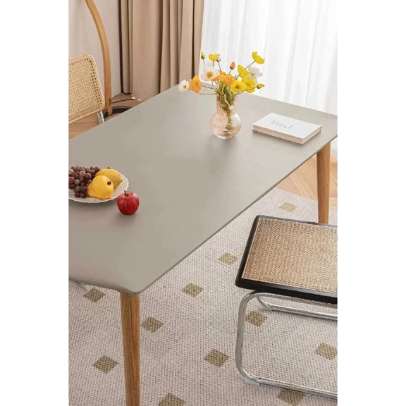 1PC Leather Elastic tablecloth Custom Square Round Table cover Waterproof dinning table cloth Protector Desk mat