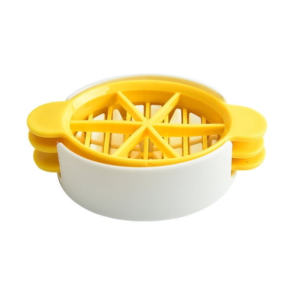 1PC Lemon & Lime Wedge Slicer Cutter to Garnish Food - Lemon Splitter, Fruit Slicer, Separator, Orange Cutter - Enjoy Slices in Seconds (Yellow)