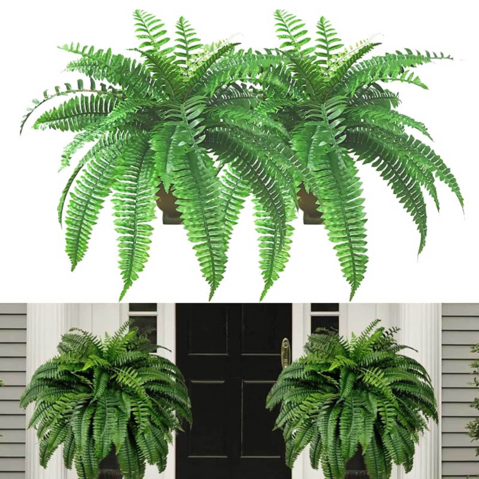 1PC Lifelike Fern Ferns For Outdoors Ferns Flowers Fern For Porch