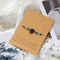 1PC Love Hand Woven Bracelet Fashion Ladies Alloy Wrapped Resin