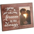 thumbnail image 1 of 1PC Lovers Romantic Picture Frame - You will forever be my always Engaged Couples Photo Frame Honeymoon Trip Gifts, 1 of 9